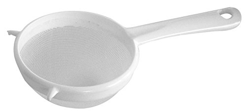 Fackelmann Colino Con Rete In Plastica Ø 9Cm, Arcadalina, Legno, (Colore: Bianco), Quantità: 1 Pezzo