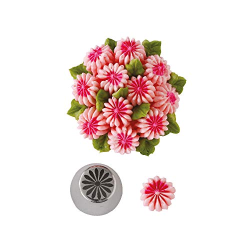 Decora Cornetto Blisterato N. 31 Margherita, Acciaio Inossidabile, Argento, 4X3,5X3,5 Cm
