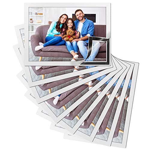 Cornice Magnetica A4, 8 Pcs A4 Cornice Magnetica Autoadesiva Cornice Espositiva, Magnetica Informativa Autoadesiva A4 Cornice Magnetica Per Segnaletic