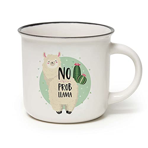 Legami Cup-Puccino Llama Tazza, Porcellana Bone China, Multicolore, 350 Ml