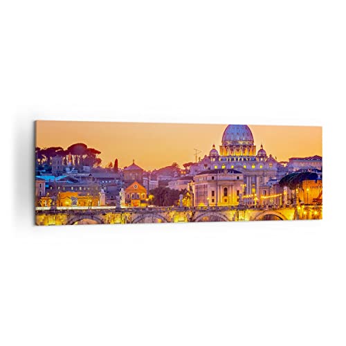Quadro Su Tela 160X50Cm Stampe Da Parete Roma Italia Basilica Storia Grandi Decorazione Murale Camera Da Letto Cucina 1 Pezzo Quadri Moderni Soggiorno