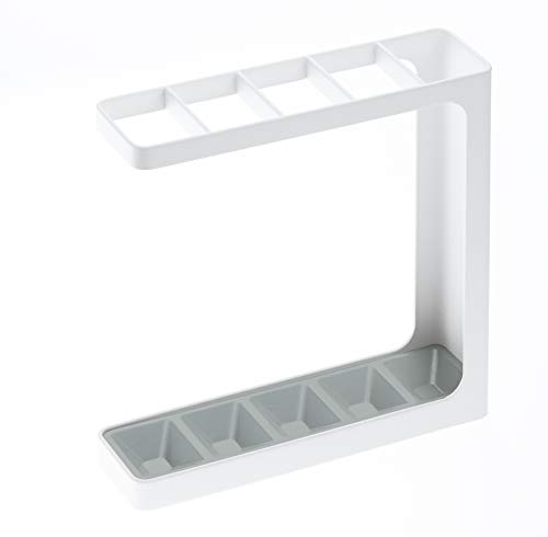Yamazaki Umbrella Stand Portaombrelli, Acciaio, Bianco, 24X7X27 Cm