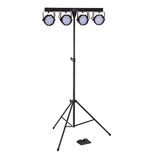 Soundsation Kit Luci Completo Discoteca 4 Par A Led Effetti Luce Dj