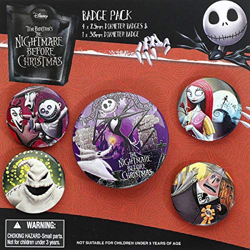 Pyramid International Pack Disney The Nightmare Before Christmas - Chapas Characters [Edizione: Spagna]