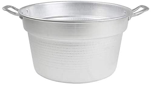 Aiello Caldaia In Alluminio Pesante Spazzolato Cm.42, 17Lt