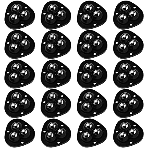 Eachpt Ruote Per Mobili, Ruote A Sfera, Mini Ruote Piroettanti, Trasferimento A Sfera, Materiale Abs, Mini Ruota Universale Autoadesiva, Per Bidoni De