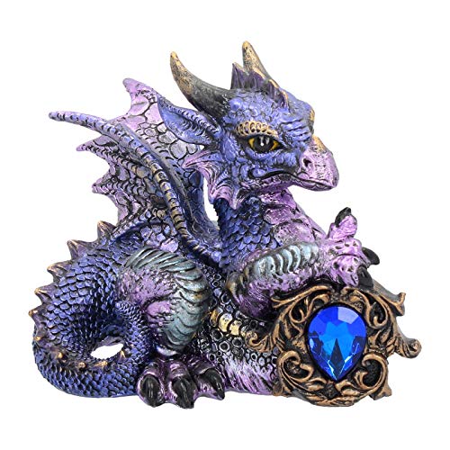 Nemesis Now - Statuetta Tirian, 16 Cm, Colore: Viola