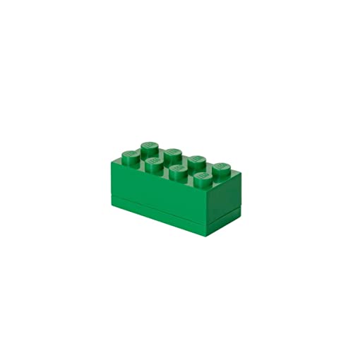 Lego Brick Lunch Box Verde, 9.2 X 4.6 X 4.3 Cm