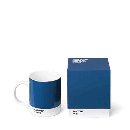 Pantone 101032019 Mug In Gift Box-Classic Blue 19-4052 Coy20, Porcellana, Blu Scuro, One Size, 375 Ml