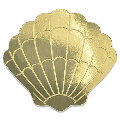 Sizzix Fustella Bigz Seashell #3 Di Jessica Scott, 665195, Carta Metallo Alluminio, Multicolore, Taglia Unica