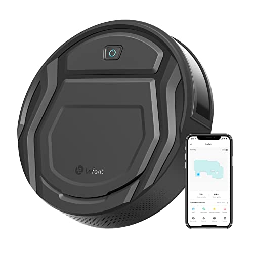 Lefant Robot Aspirapolvere Con 2200Pa, Senza Grovigli,7,6Cm Ultra Sottile,Autocaricante,Wi-Fi/App/Alexa,120 Minuti,6 Modalità Di Pulizia,Ideale Per Pe