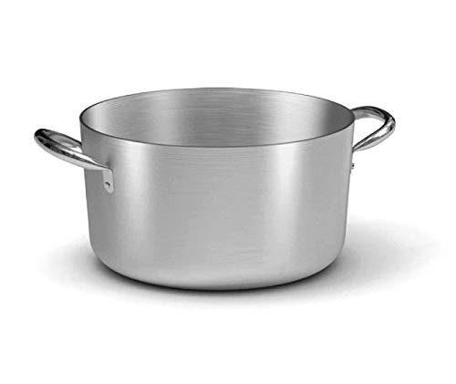 Ballarini Professionale 7020.36 Casseruola Alta Con 2 Manici, Alluminio, Grigio, 36 Cm