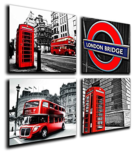 Quadro Su Legno, Londra, Città Di Londra, 63 X 63Cm, Stampa In Qualita Fotografica. Ref. 26214