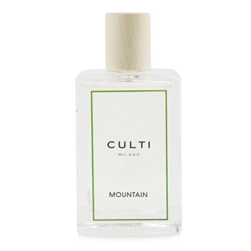 Culti Profumo Per Ambienti Spray Da 100 Ml Milano | Fragranza Mountain, Al Legno Di Cedro E Vetiver. Diffusore Per La Casa