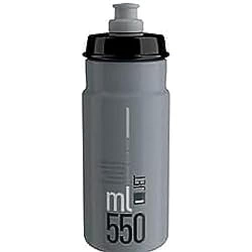Elite 01904104, Borraccia Unisex Adulto, Nero, 550 Ml