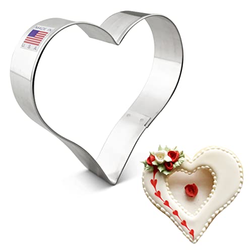 Formina Per Biscotti Stampo Di San Valentino Amore Cuore 10 Cm, Prodotto Negli Stati Uniti Da Ann Clark