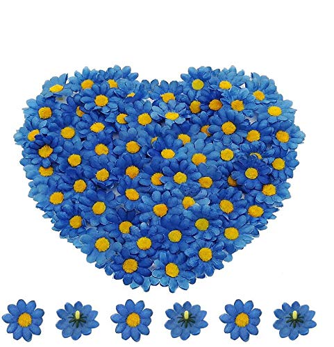 Fiori Margherite 100 Pezzi Fiori Finti Bomboniere Fiore Artificiale Corolla In Seta Per Pasqua Tavola Cofano Matrimonio Festa Cerimonia Decorazione 38