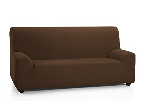 Martina Home Tunez, Copridivano Elastico, Tela (50% Poliestere, 45% Cotone, 5% Elastan), Marrone, 1 Posto (70-110 Cm Larghezza)