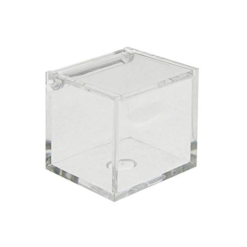 Publilancio Srl 12X Scatola Plexiglass Portaconfetti 10X10X10 Cm Bomboniera