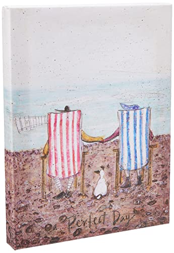 Sam Toft Wdc12008 - Stampa Su Tela Perfect Day, Multicolore, 30 X 40 Cm