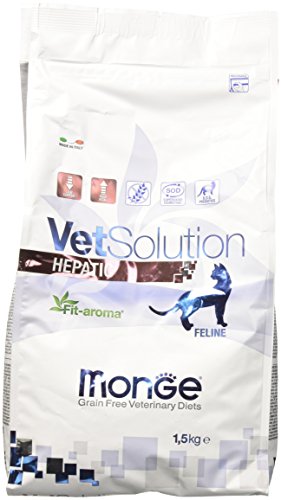 Monge Veterinary Solution Gatto Hepatic Kg. 1,5 Cibo Gatti, Multicolore, Unica