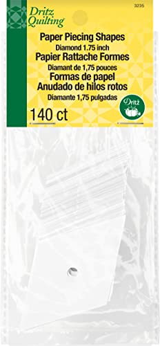 Dritz Quilting Paper Piecing, 60 Gradi, 4,5 Cm, 140 Pezzi