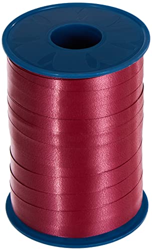 C.E. Pattberg Präsent - Rotolo Di Nastro Da Pacchi,10 Mm, 250 M, Colore: Bordeaux