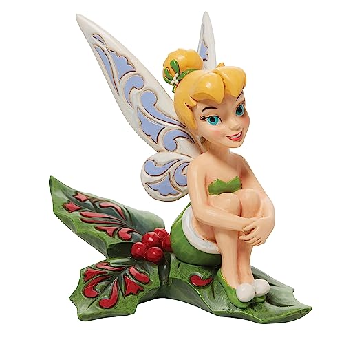 Enesco - Disney Traditions Tinkerbell Sitting On Holly 5 Figure
