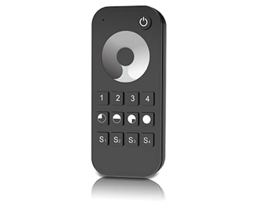 Propart Telecomando 1Ch 4 Zone, 4 Scene, Nero, Rf2.4G