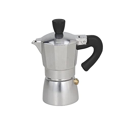 Tognana Mirror Caffettiera Moka, 0,5 Tazza, Alluminio, Grigio