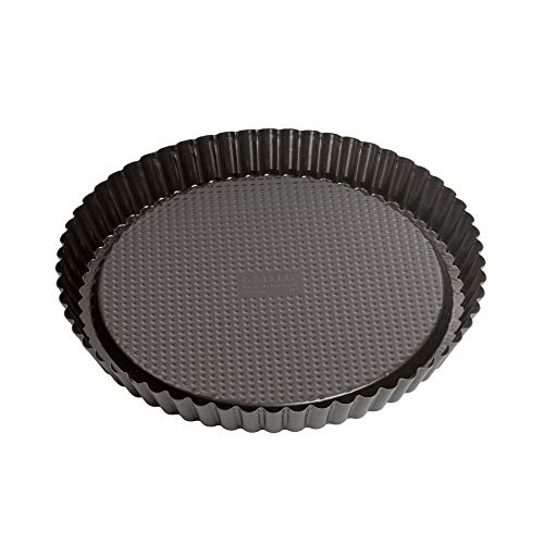 Original Kaiser Teglia Classica Con Base Per Frutta Da 28 Cm, Teglia Da Forno Antiaderente, Teglia Da Forno Con Bordo Ondulato, Doratura Uniforme, Ner