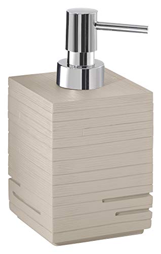 Gedy Quadrotto Dosatore Di Sapone, Resina, Tórtora, 8.2 X 8.2 X 16