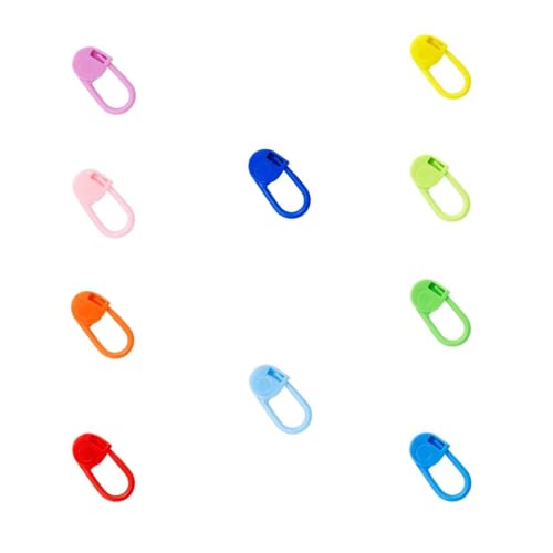 Segnapunti Maglia, 10 Pcs Segnapunti A Spilla, Multicolore Set Segnapunti, Marcatori In Plastica Da Maglia Con Chiusura, Per Lavoro A Maglia E A Uncin