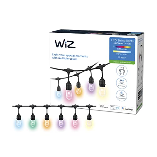 Wiz Catenaria Smart Wifi, Luce Bianca E Colorata, Dimmerabile, Milioni Di Colori, 8W, Tecnologia Spacesense, Controllo Vocale (Alexa, Apple Homekit. G