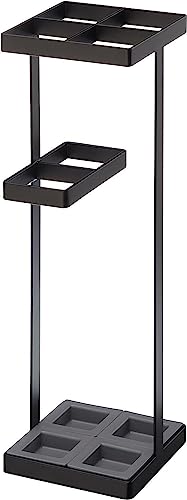 Yamazaki Umbrella Stand Portaombrelli, Acciaio, Nero, 11X11X36 Cm