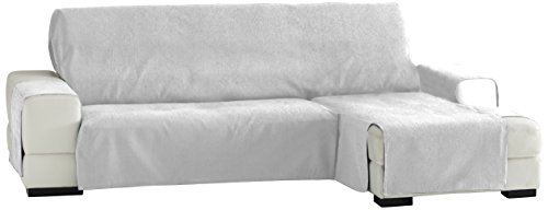 Eysa Italia Zoco Chaise Longue, Poliestere-Cotone, Bianco, 29 X 9 X 37 Cm