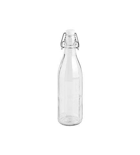 Bormioli Rocco Bottiglia Milly 500Cc C/Tappo, White, 6Pz, 6 Unità