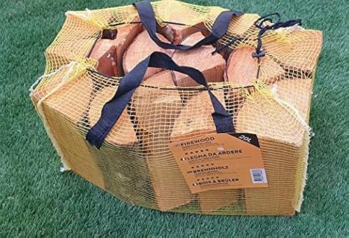 Legna Da Ardere Dura 20L Stagionata Certificata Fsc Per Caminetti, Stufe, Forni A Legna, Forni Per Pizza, Campeggio (1 Confezione)
