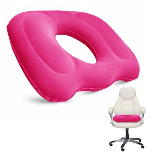 Cozlly Cuscini Seduta Per Emorroidi,Ciambella Antidecubito Cuscino,Cuscino Ortopedico Gonfiabile,Ciambella Ortopedica In Memory Foam E Gel,Per Emorroi
