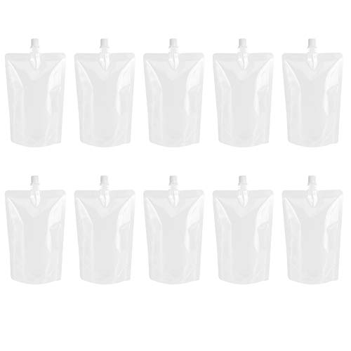 Cabilock 50 Sacchetti Di Plastica Usa E Getta Per Bevande Calde, 500 Ml