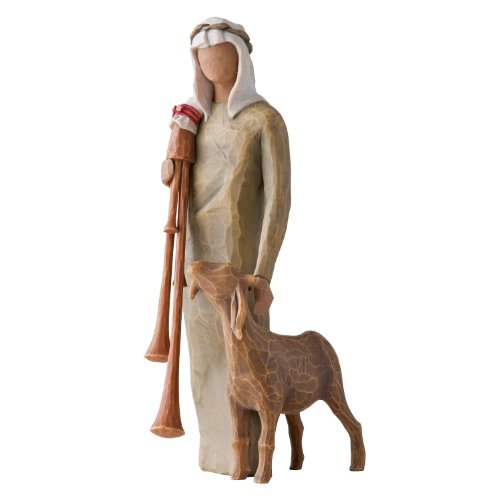 Willow Tree 27183 Zampognaro Resina, Design Di Susan Lordi, 23 Cm