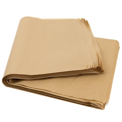 Carta Seta Kraft, Carta Da Pacchi Per Confezionare E Per Cartamodelli, 100 Fogli, 28 X 62 Cm, 24 G/M²