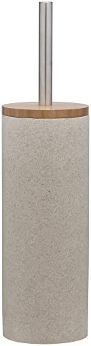 Sealskin Grace Scopino E Portascopino Da Wc, Poliresina, Sabbia Del Deserto, 10 X 39 X 10 Cm