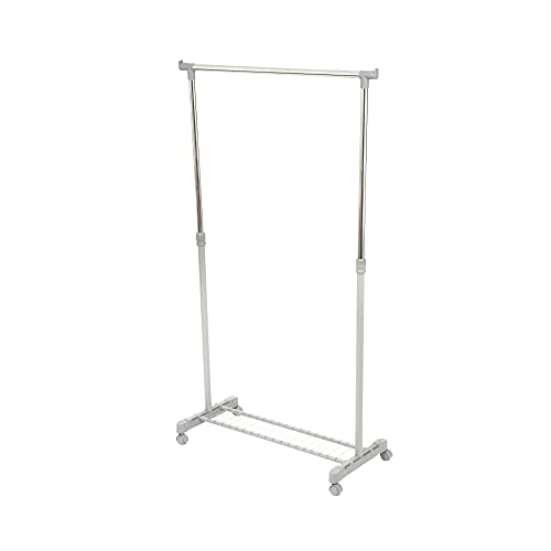 Compactor Loft Stender Doppio Con Ripiano Portascarpe, Altezza Regolabile, 85,5 X 44 X H 91/160 Cm, Ran3410