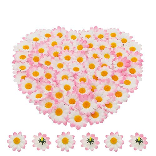 Fiori Margherite 100 Pezzi Fiori Finti Bomboniere Fiore Artificiale Corolla In Seta Per Pasqua Tavola Cofano Matrimonio Festa Cerimonia Decorazione 38