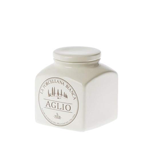La Porcellana Bianca - Contenitore Per Aglio Rivestito, In Confezione Regalo, Nylon/A - Conserva, Barattoli E Contenitori - Barattoli Cucina - Porcell
