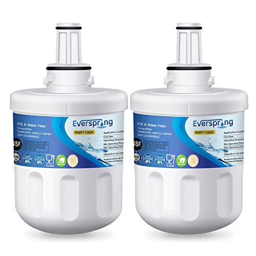Everspring 2X Sostituzione Cartuccia Filtro Acqua Frigorifero Per Samsung Aqua Pure Plus Da29-00003F Da29-00003G Da29-00003B Da97-06317A Hafcu1 / Xaa