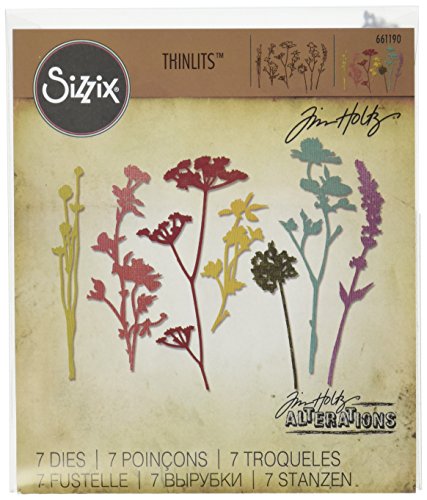 Sizzix Thinlits Fustella, Fiori Selvatici