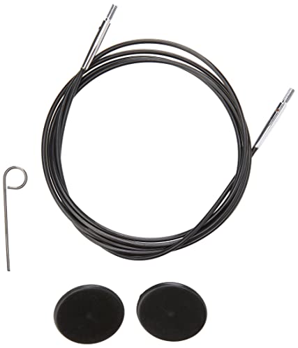 Knitpro Cavo Per Maglieria Con Connettore, Black, Makes 120Cm/48