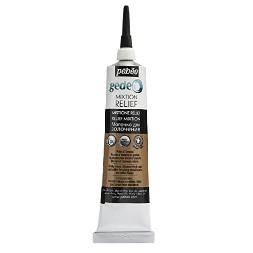 Gedeo - Colla Per Doratura A Foglia, Con Beccuccio, 37 Ml, Trasparente